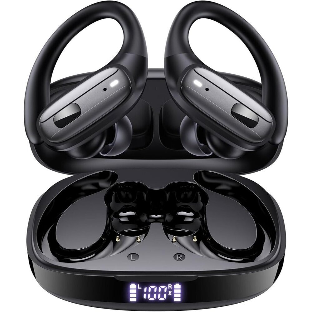Wireless Earbuds, Bluetooth Headphones 5.4, Ear Buds with Hooks for Sports, 80Hr